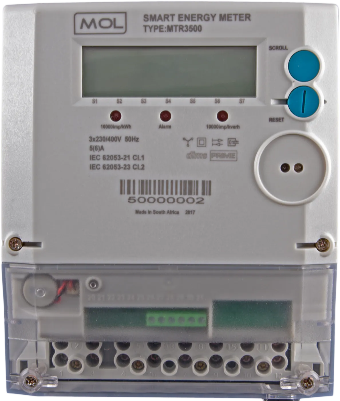 MTR3500 three-phase CT smart energy meter